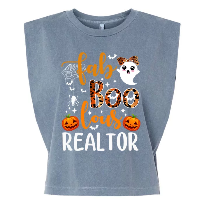 Faboolous Realtor Halloween Realtor Real Estate Agent Life Cute Gift Garment-Dyed Women's Muscle Tee