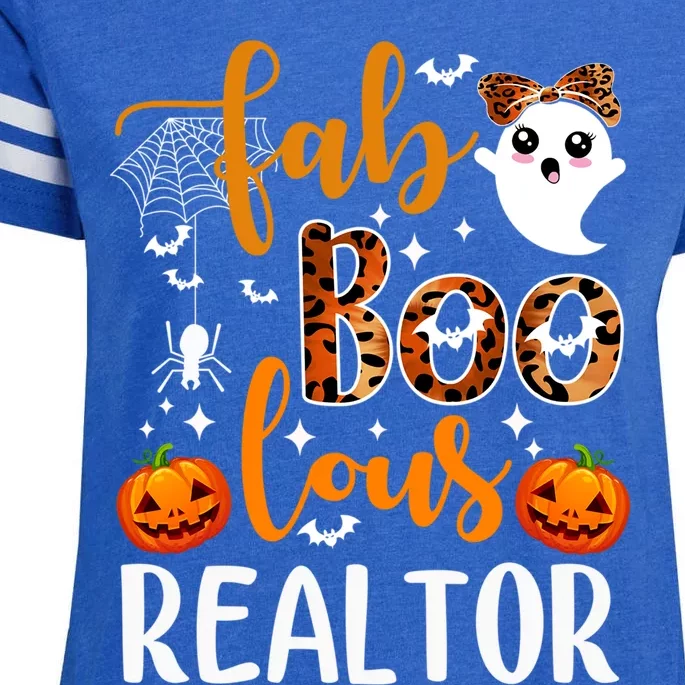 Faboolous Realtor Halloween Realtor Real Estate Agent Life Cute Gift Enza Ladies Jersey Football T-Shirt