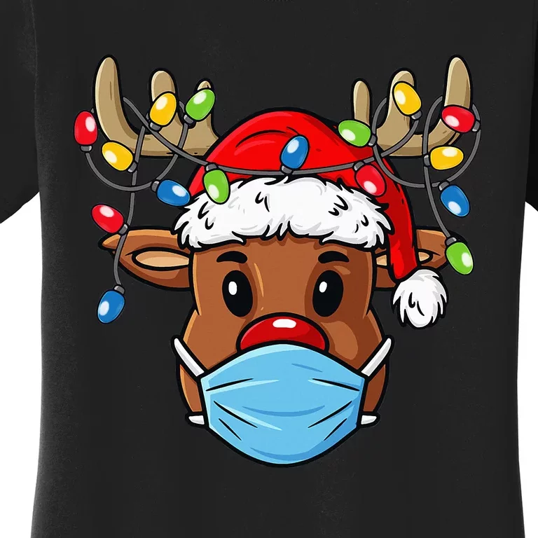 Festive Reindeer Holiday Humor Gift Women's T-Shirt