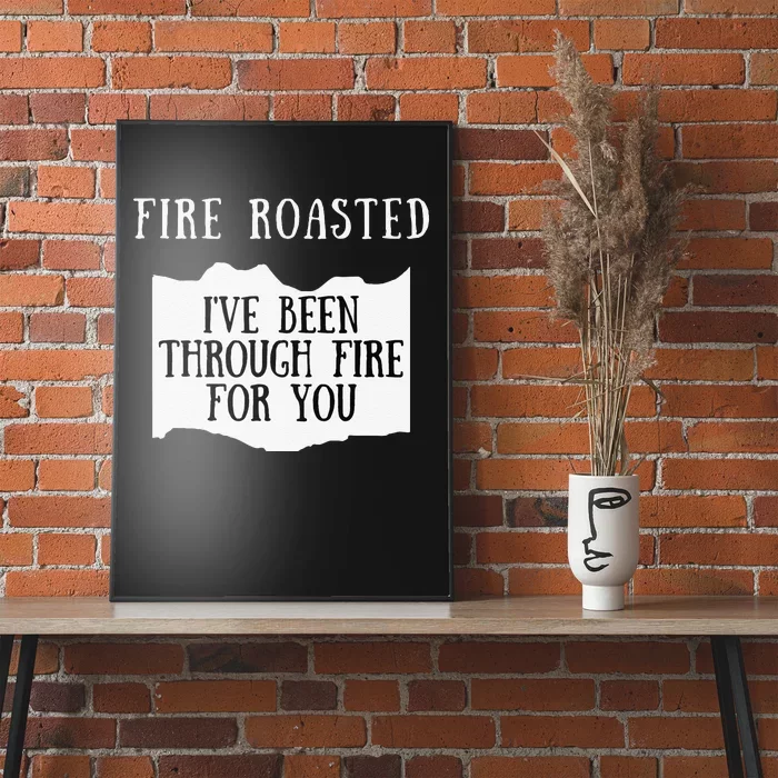 Fire Roasted Hot Sauce Packet Group Costume Gift Poster