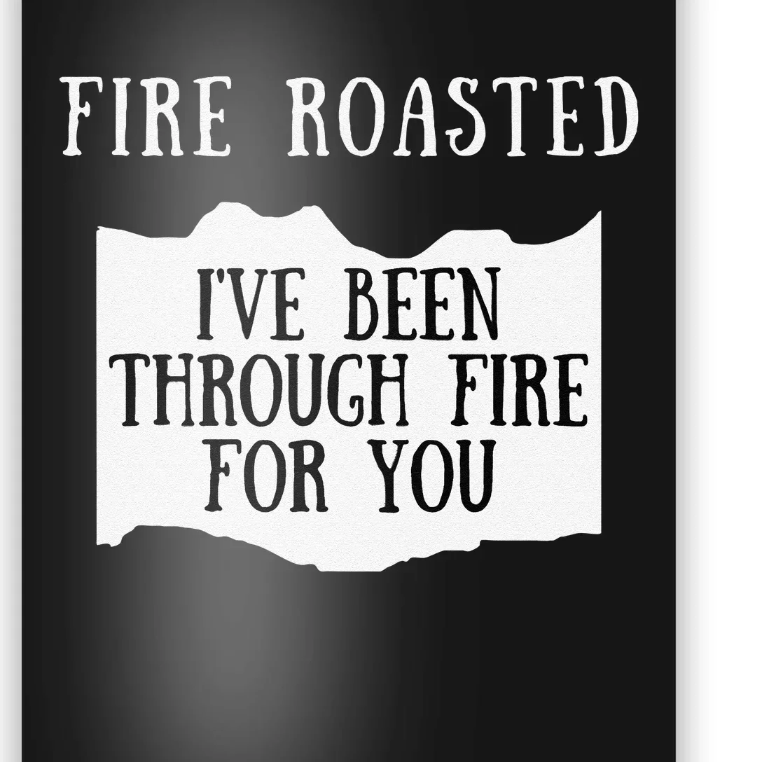 Fire Roasted Hot Sauce Packet Group Costume Gift Poster