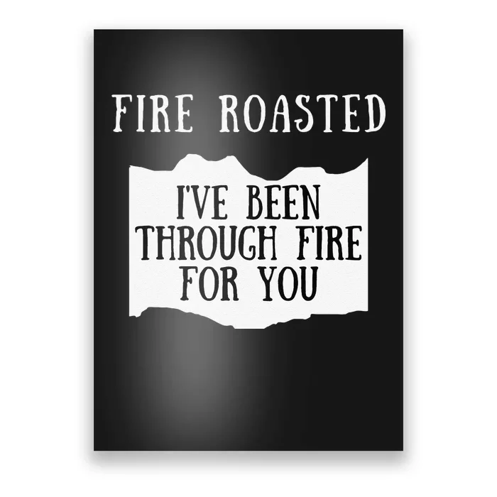 Fire Roasted Hot Sauce Packet Group Costume Gift Poster