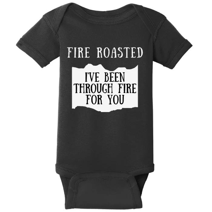 Fire Roasted Hot Sauce Packet Group Costume Gift Baby Bodysuit