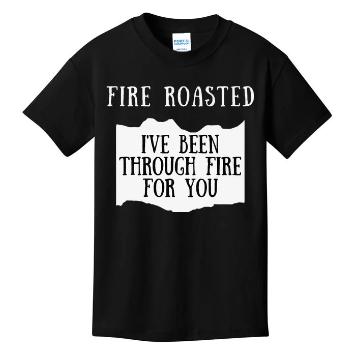 Fire Roasted Hot Sauce Packet Group Costume Gift Kids T-Shirt