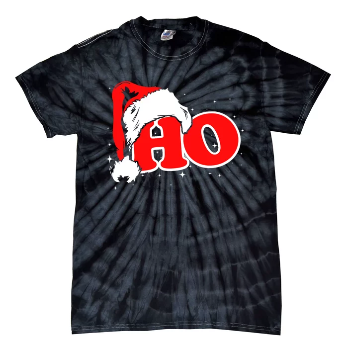 Funny, Retro, Ho, Christmas, Santa Where My Hos At, Group Tie-Dye T-Shirt