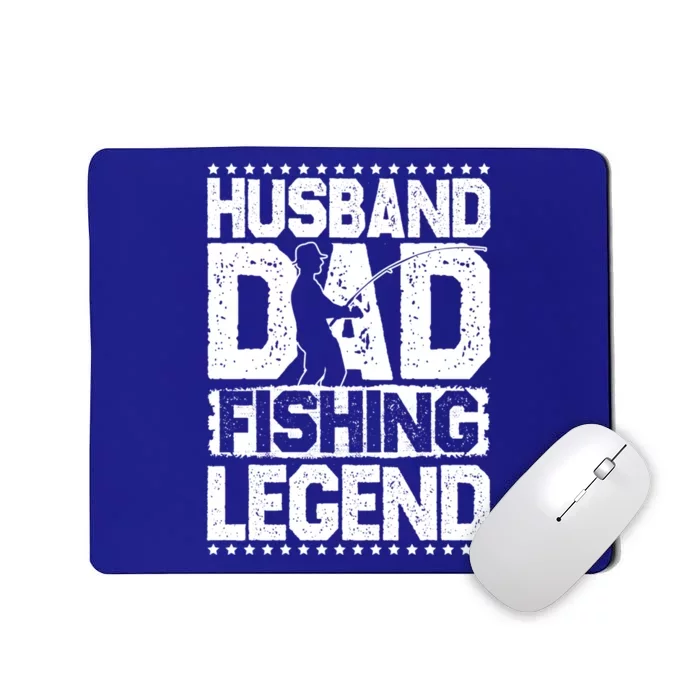 Fishing Rod Husband Dad Fishing Legend Fishing Gift Mousepad