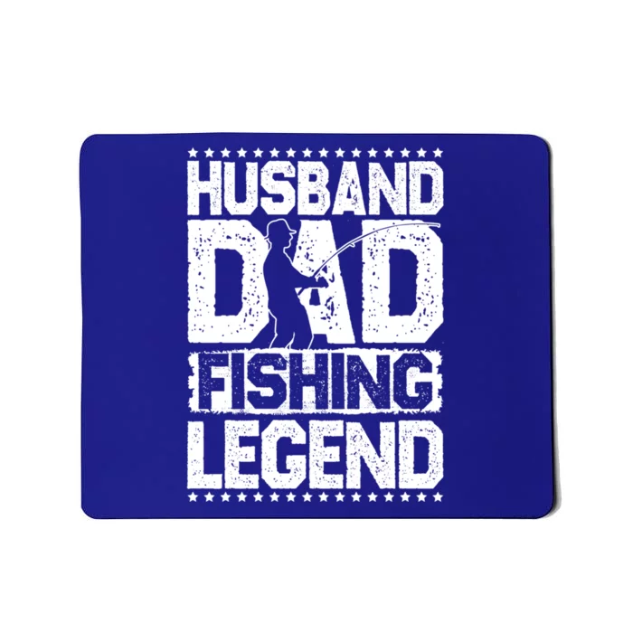 Fishing Rod Husband Dad Fishing Legend Fishing Gift Mousepad