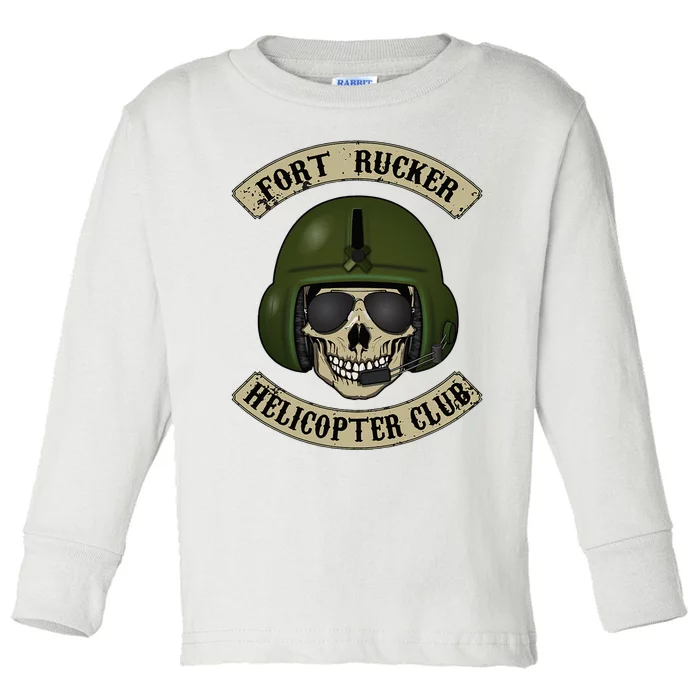 Fort Rucker Helicopter Club Toddler Long Sleeve Shirt