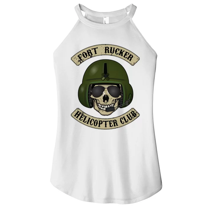 Fort Rucker Helicopter Club Women’s Perfect Tri Rocker Tank