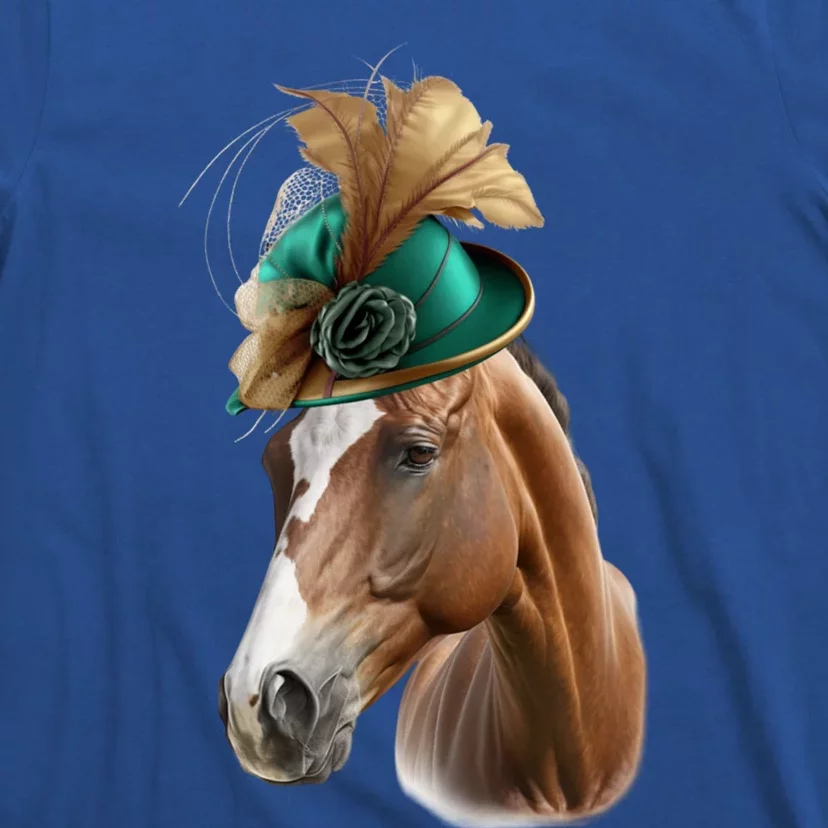 Funny Race Horse Gift Ridin' Derby Funny Gift T-Shirt