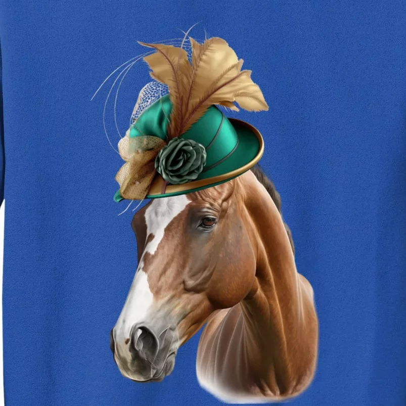 Funny Race Horse Gift Ridin' Derby Funny Gift Tall Sweatshirt