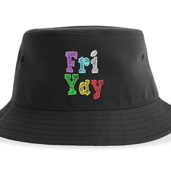 Fri Yay School Weekend Love Fridays Sustainable Bucket Hat