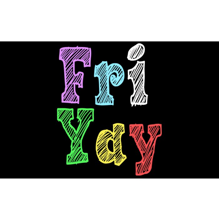 Fri Yay School Weekend Love Fridays Bumper Sticker