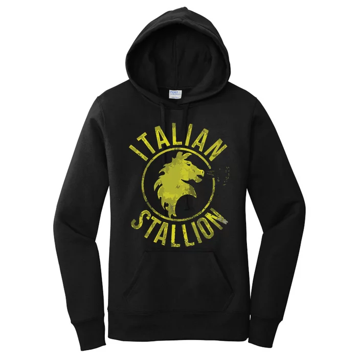 Funny Rocky Italian Stallion Horse Women's Pullover Hoodie