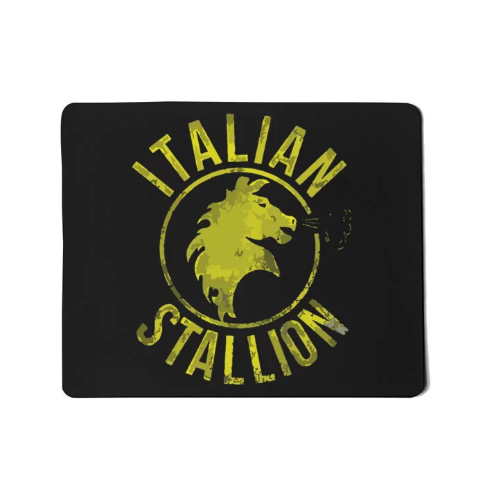 Funny Rocky Italian Stallion Horse Mousepad