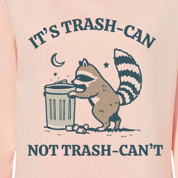 Funny Racoon Its Trash Can Not Trash Cant Womens California Wash Sweatshirt