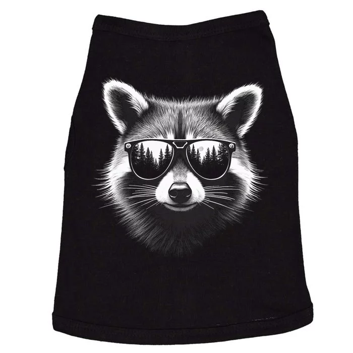 Funny Raccoon In Sunglasses Raccoon Doggie Tank