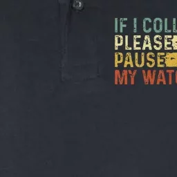 Funny Runner If I Collapse Please Pause My Watch Running Softstyle Adult Sport Polo