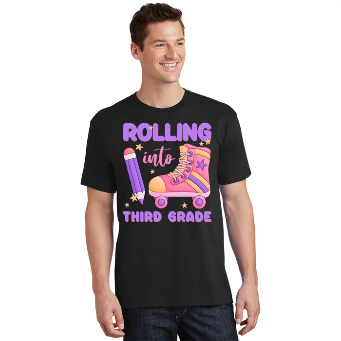 Funny Rolling Into 3rd Grade T-Shirt