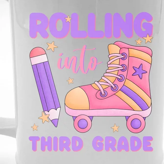 Funny Rolling Into 3rd Grade Front & Back Beer Stein