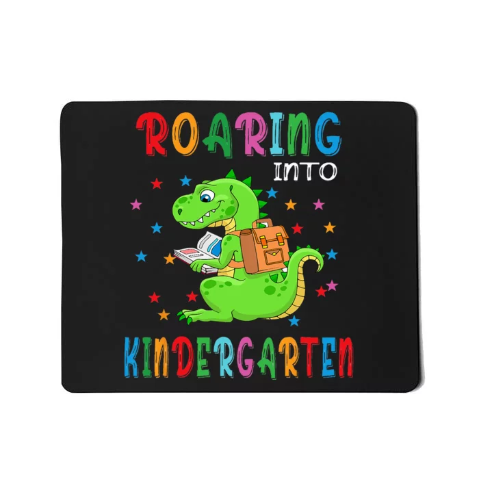 Funny Roaring Into Kindergarten Funny Back To The School Mousepad