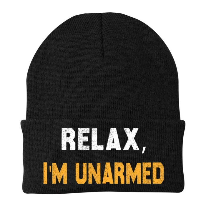 Funny Relax I’M Unarmed Hand Amputee Knit Cap Winter Beanie