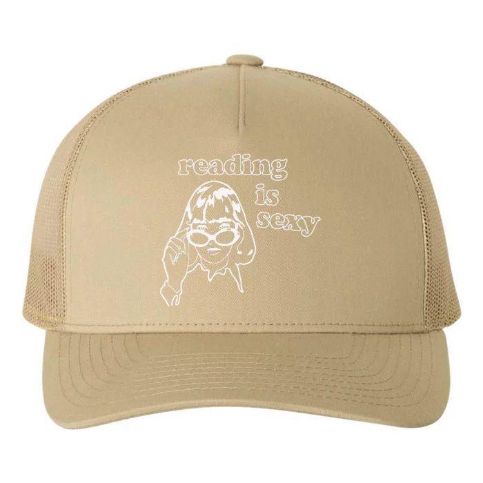 Funny Reading Is Sexy Gift For Bookworms Yupoong Adult 5-Panel Trucker Hat