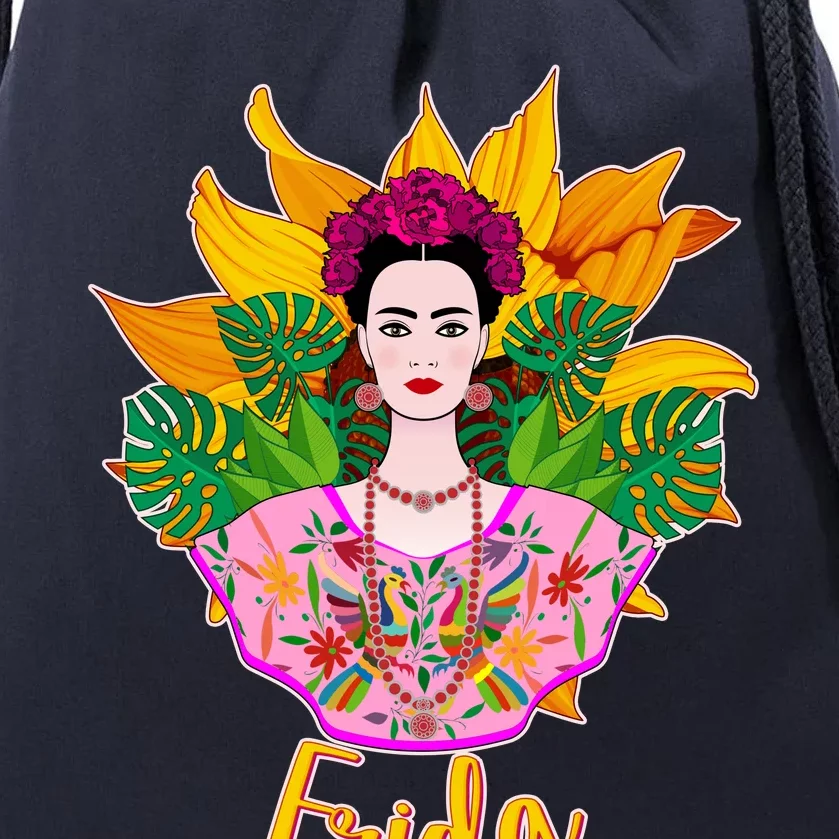 Frida Kahlo Drawstring Bag