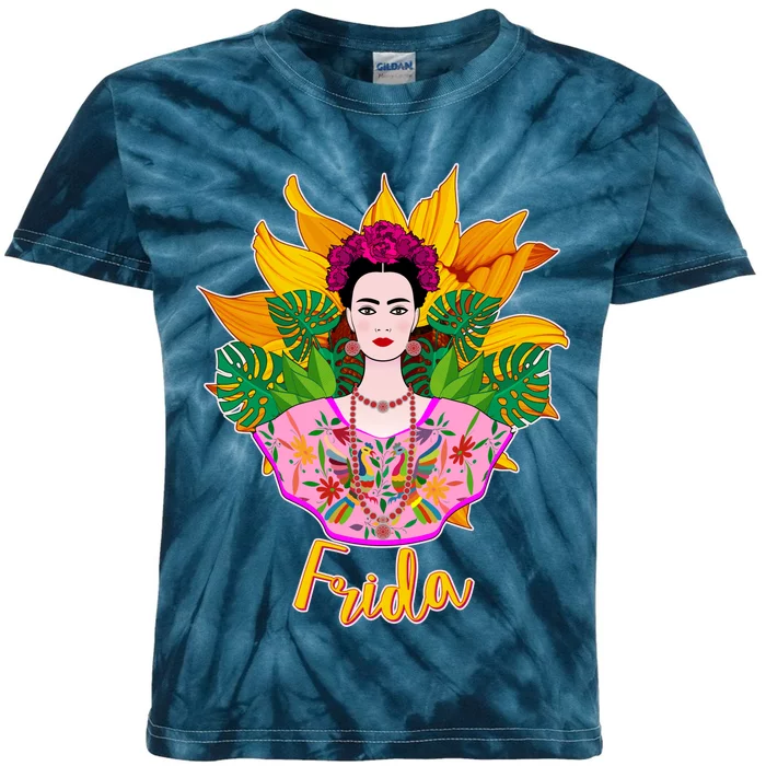 Frida Kahlo Kids Tie-Dye T-Shirt