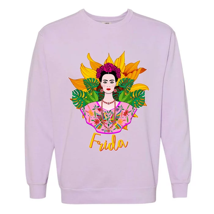 Frida Kahlo Garment-Dyed Sweatshirt