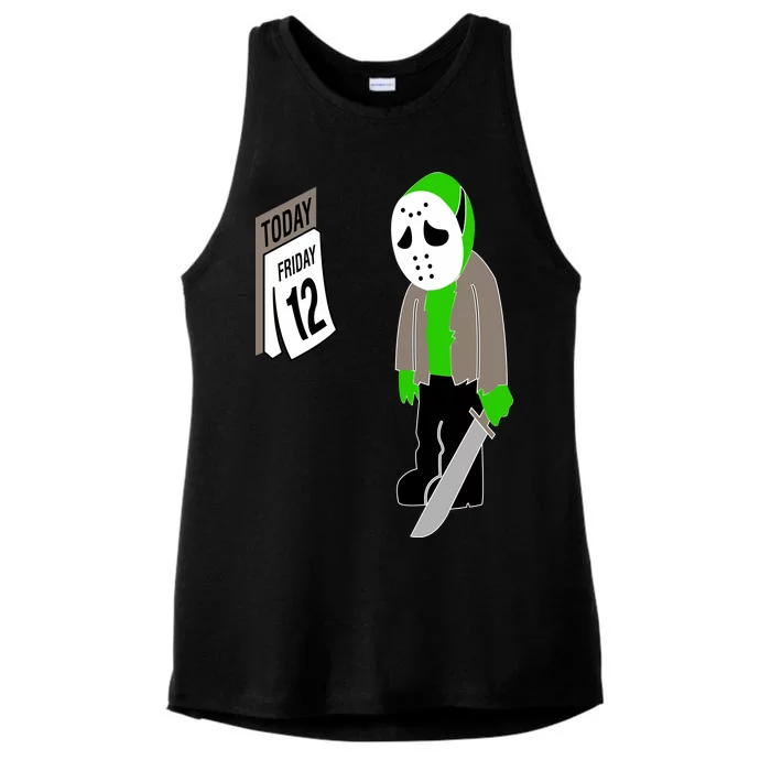 Friday The 12th Ladies Tri-Blend Wicking Tank