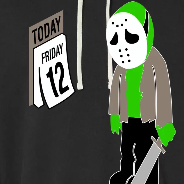 Friday The 12th Garment-Dyed Fleece Hoodie