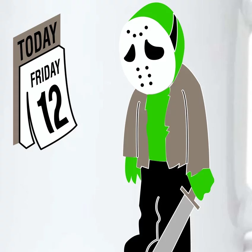 Friday The 12th Black Color Changing Mug