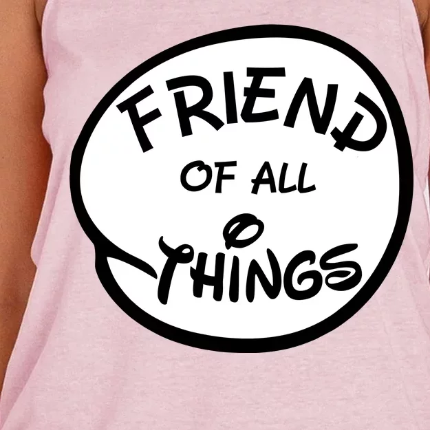 Friend of all Things Women's Knotted Racerback Tank