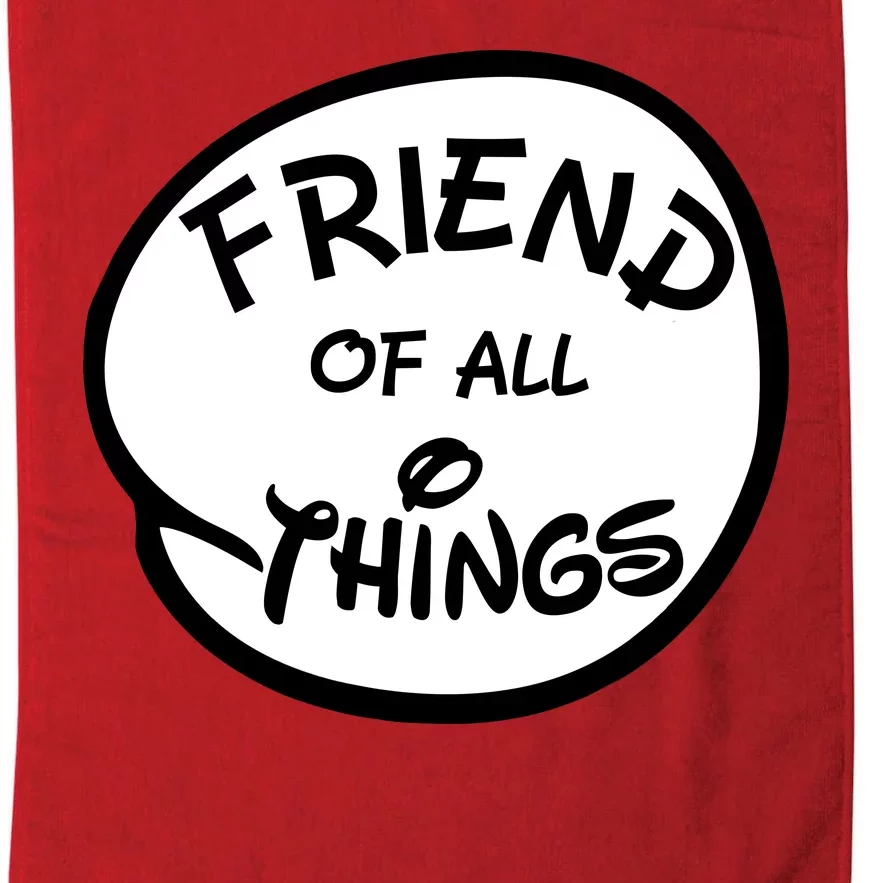 Friend of all Things Platinum Collection Golf Towel