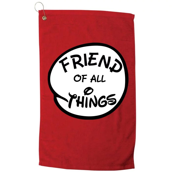 Friend of all Things Platinum Collection Golf Towel