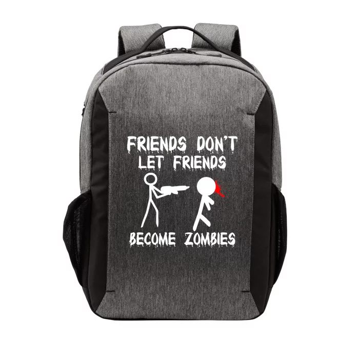 Friends Don't Let Friends Become Zombies Vector Backpack