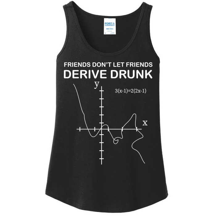 Friends Don't Let Friends Derive Drunk Ladies Essential Tank