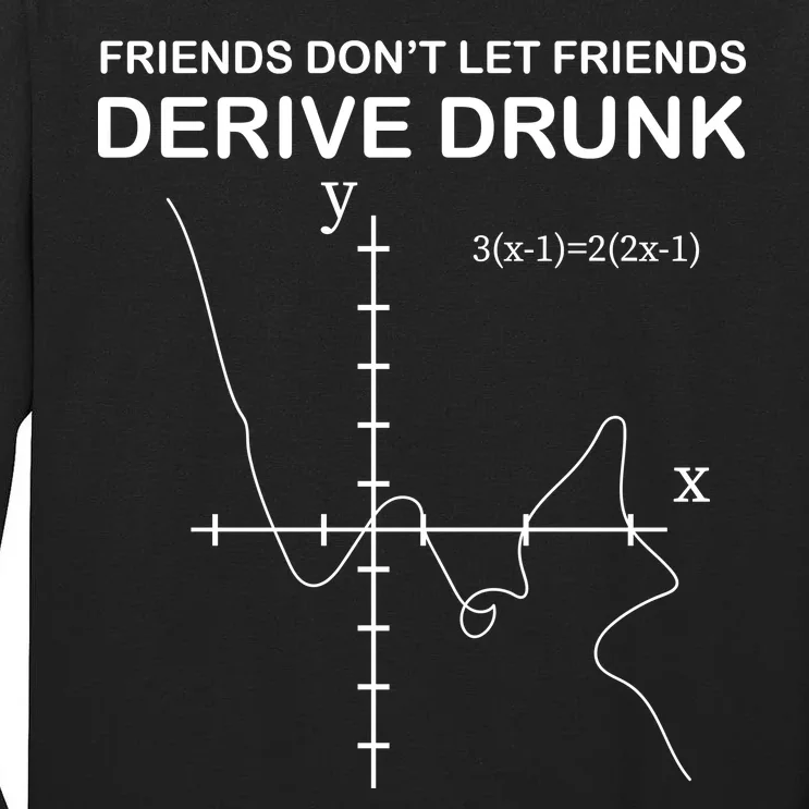 Friends Don't Let Friends Derive Drunk Tall Long Sleeve T-Shirt