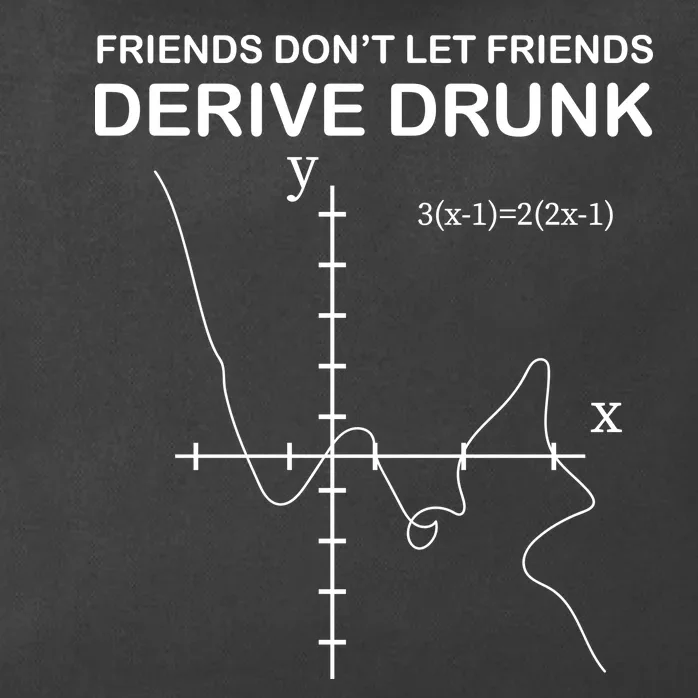 Friends Don't Let Friends Derive Drunk Zip Tote Bag