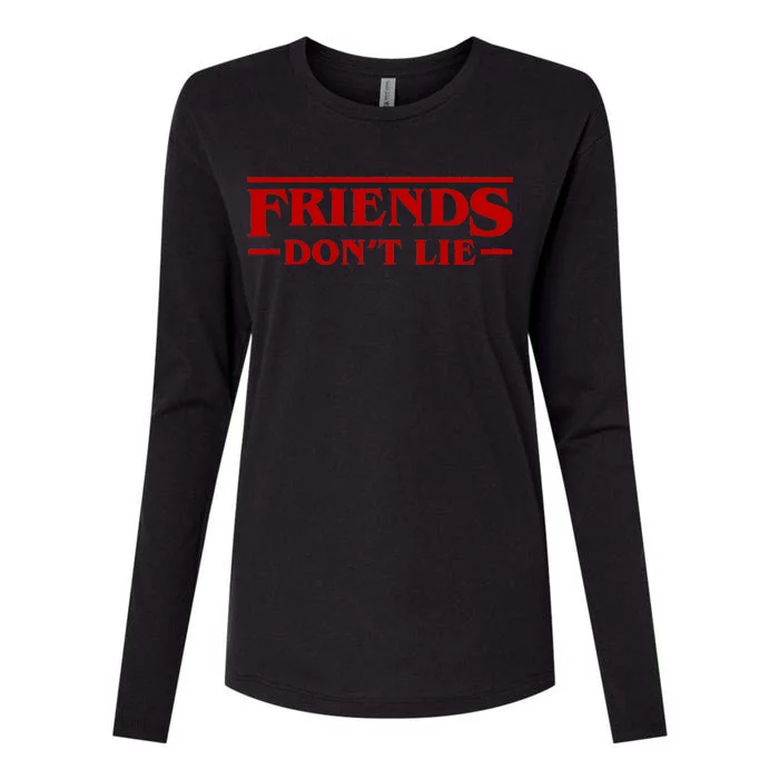 Friends Dont Lie Womens Cotton Relaxed Long Sleeve T-Shirt