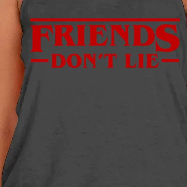 Friends Dont Lie Women's Knotted Racerback Tank