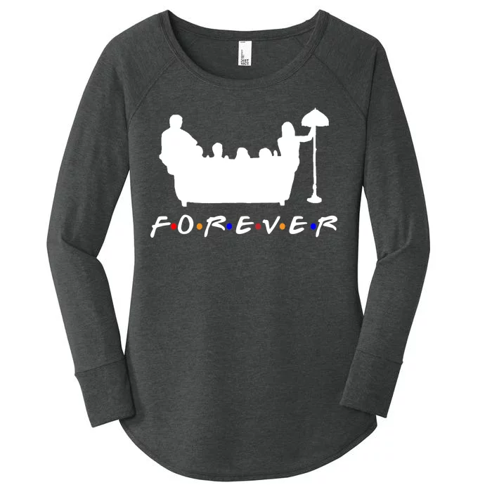 Friends Forever Women's Perfect Tri Tunic Long Sleeve Shirt