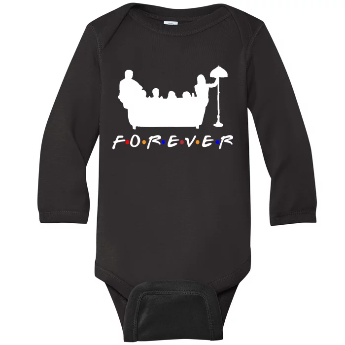 Friends Forever Baby Long Sleeve Bodysuit