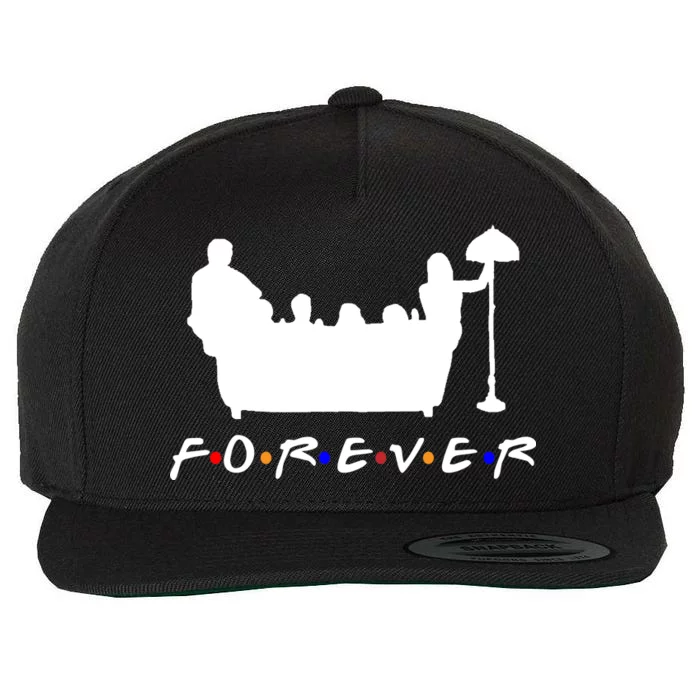 Friends Forever Wool Snapback Cap