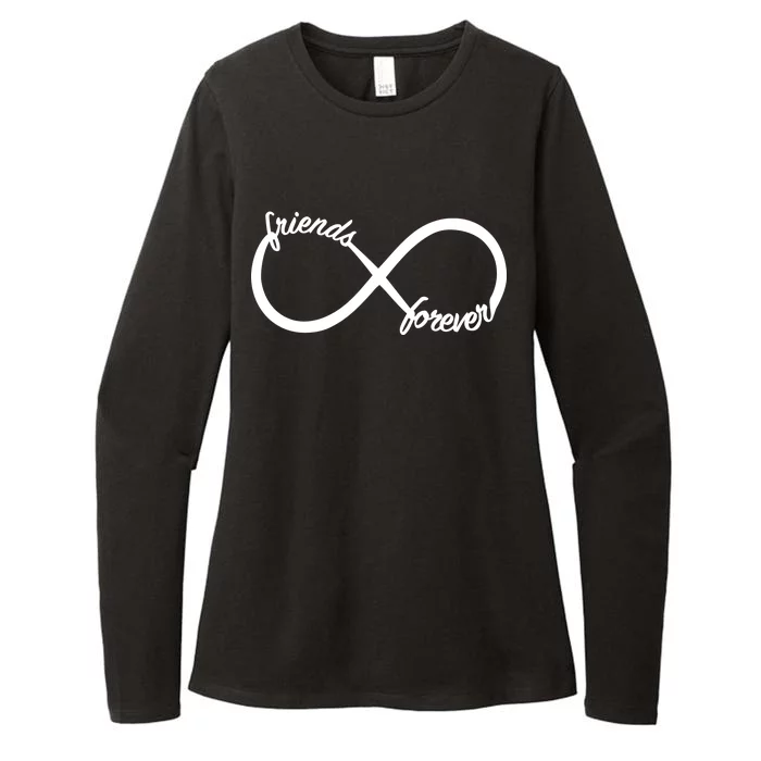 Friends Forever Infinity Symbol Womens CVC Long Sleeve Shirt