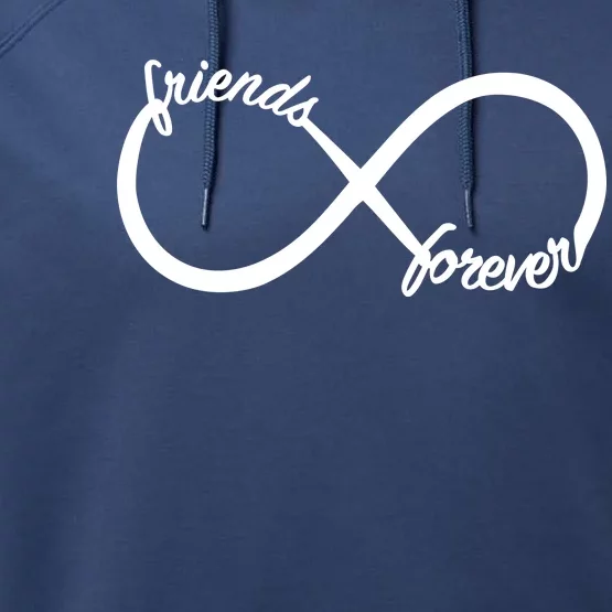 Friends Forever Infinity Symbol Performance Fleece Hoodie