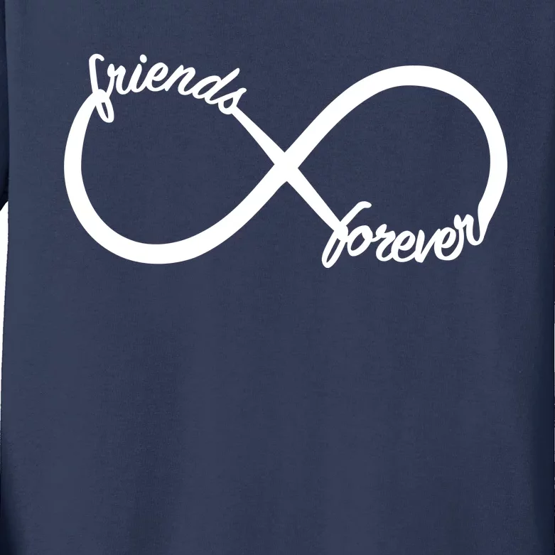 Friends Forever Infinity Symbol Kids Long Sleeve Shirt