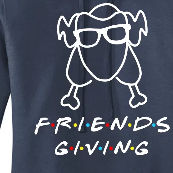 Friends Giving Funny Thanksgiving Women's Pullover Hoodie