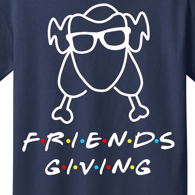 Friends Giving Funny Thanksgiving Kids T-Shirt